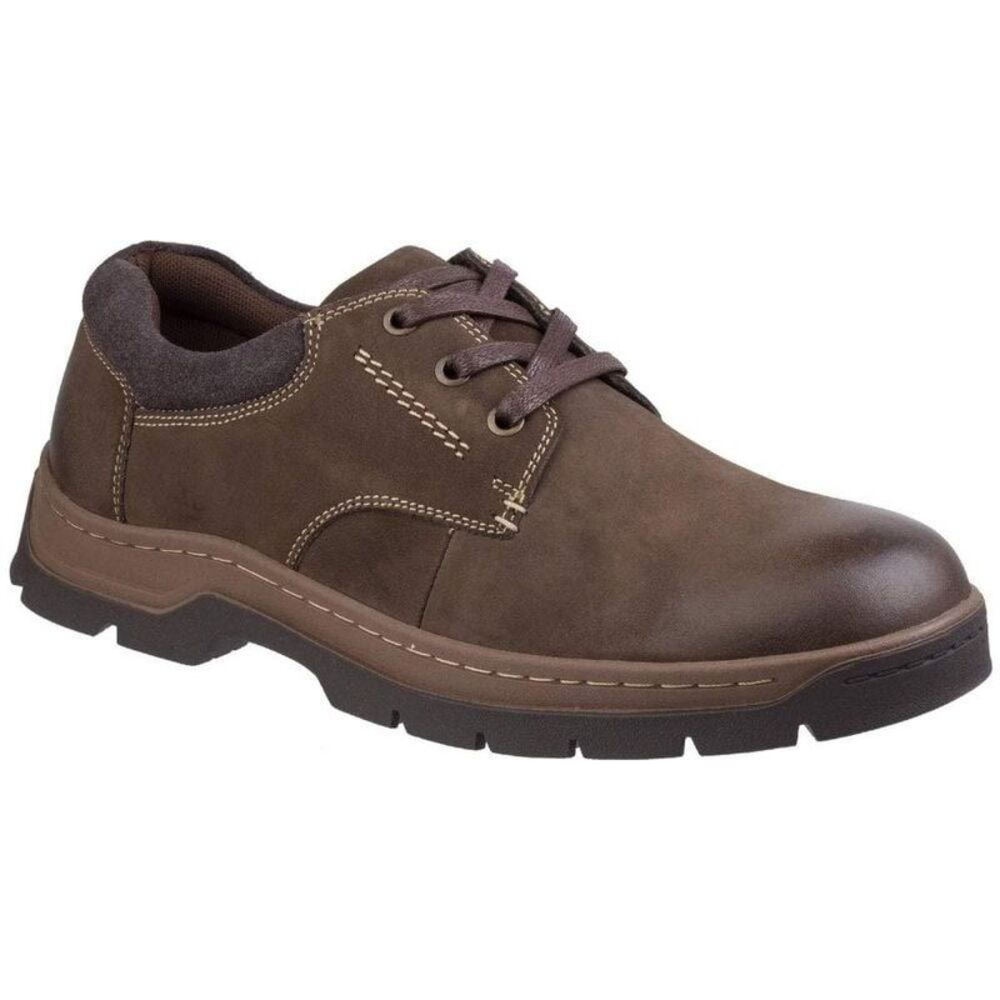 Cotswold Men Thickwood Lace Up Nubuck Leather Casual Shoe / Brown